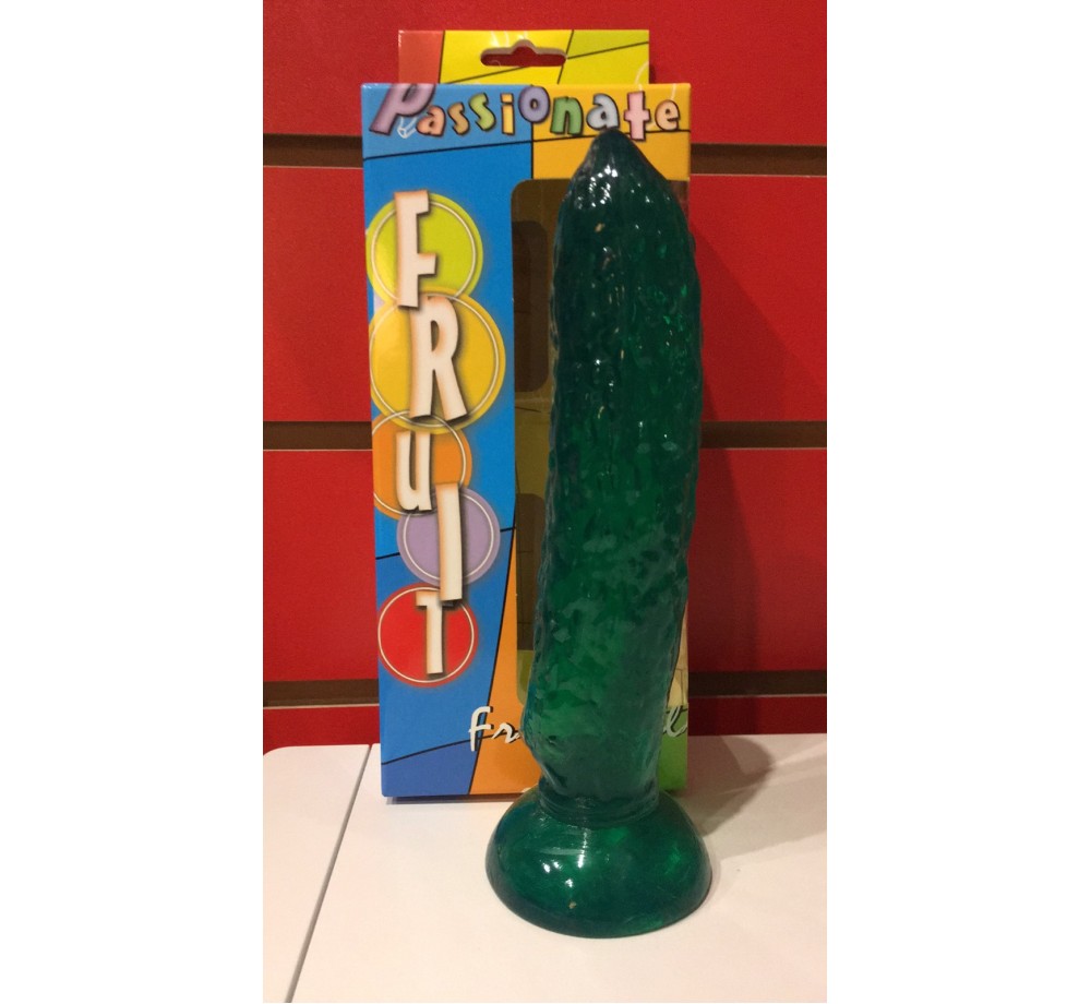 Фаллоимитатор огурец на присоске, ПВХ, арт. BI-017009 Фаллоимитатор огурец на присоске, ПВХ, арт. BI-017009