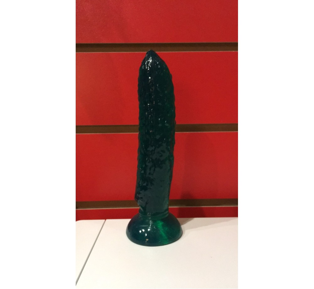 Фаллоимитатор огурец на присоске, ПВХ, арт. BI-017009 Фаллоимитатор огурец на присоске, ПВХ, арт. BI-017009