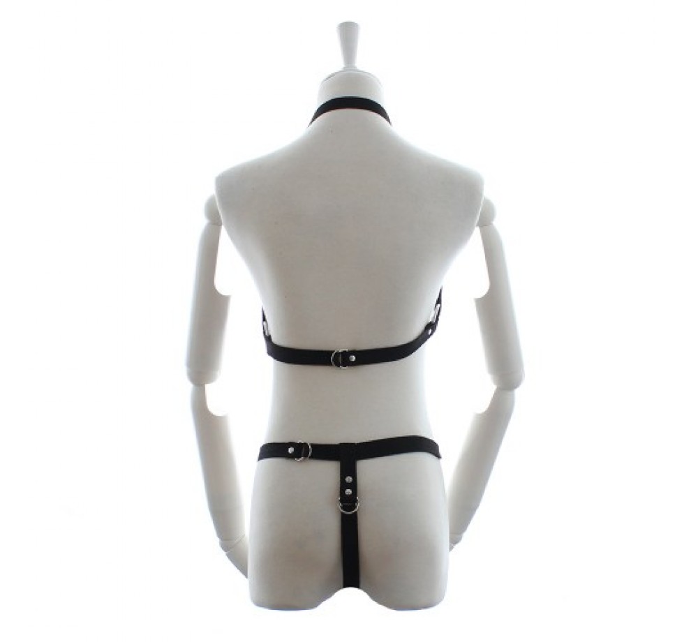 Белье бондажное,женское,цвет черный Белье бондажное,женское,цвет черный