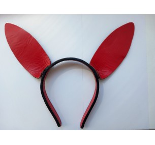 Ободок ушки зайчика,натуральная кожа Ободок ушки зайчика,натуральная кожа