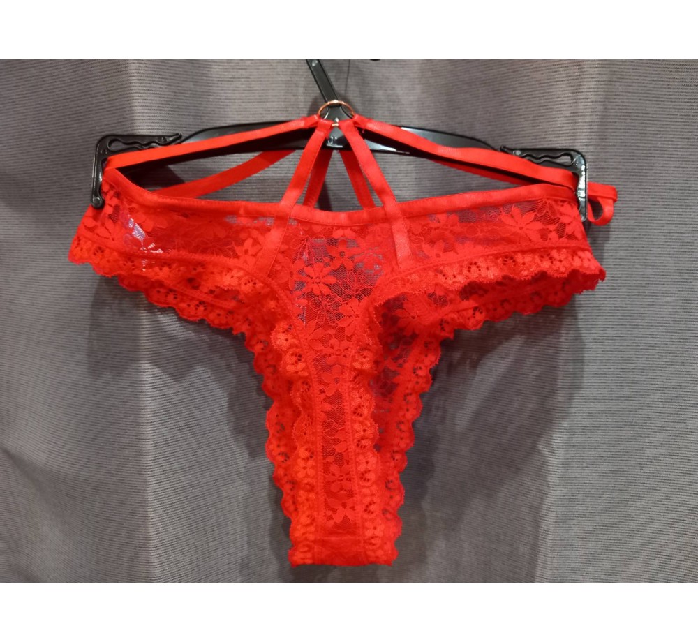 Эротические кружевные трусики стринги,цвет красный,размер XXL. Эротические кружевные трусики стринги,цвет красный,размер XXL.