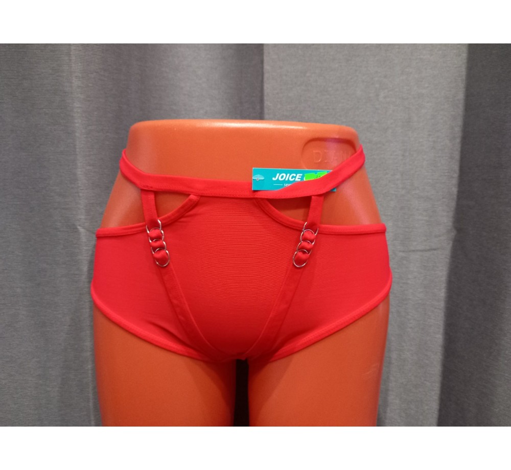 Трусики женские,цвет красный,белый,размер 3XL.