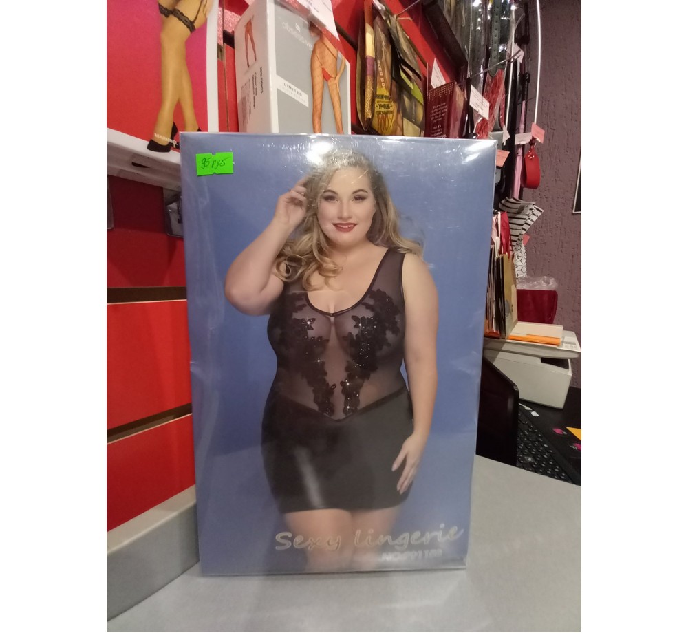 Комплект (боди,трусики-стринг,чулки),размер OS.