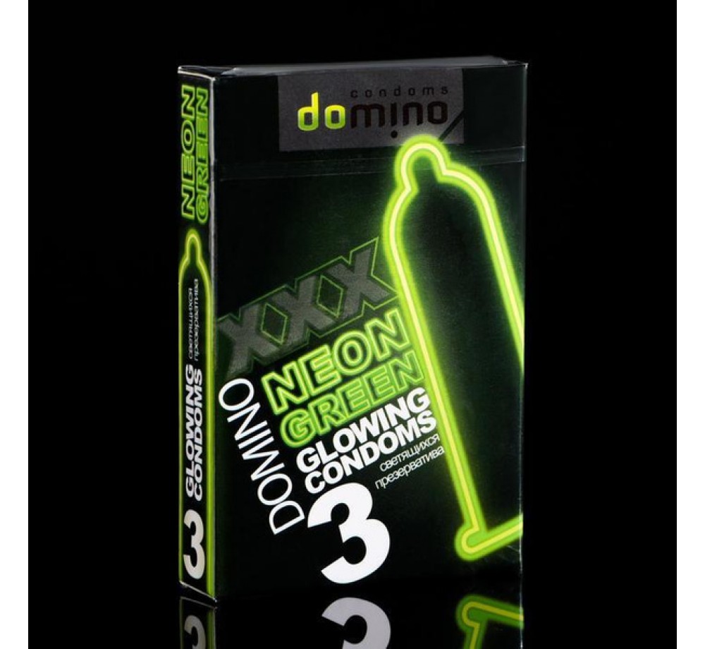 Презервативы Domino.Neon,5.2 см 3 шт