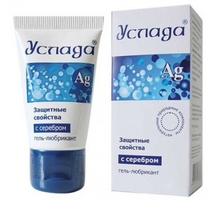 Гель-лубрикант «Услада» с серебром 30 г, АРТ 10001