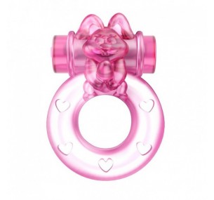 РОЗОВОЕ ЭРЕКЦИОННОЕ КОЛЬЦО С ВИБРАЦИЕЙ RING Артикул: BI-010082A РОЗОВОЕ ЭРЕКЦИОННОЕ КОЛЬЦО С ВИБРАЦИЕЙ RING Артикул: BI-010082A