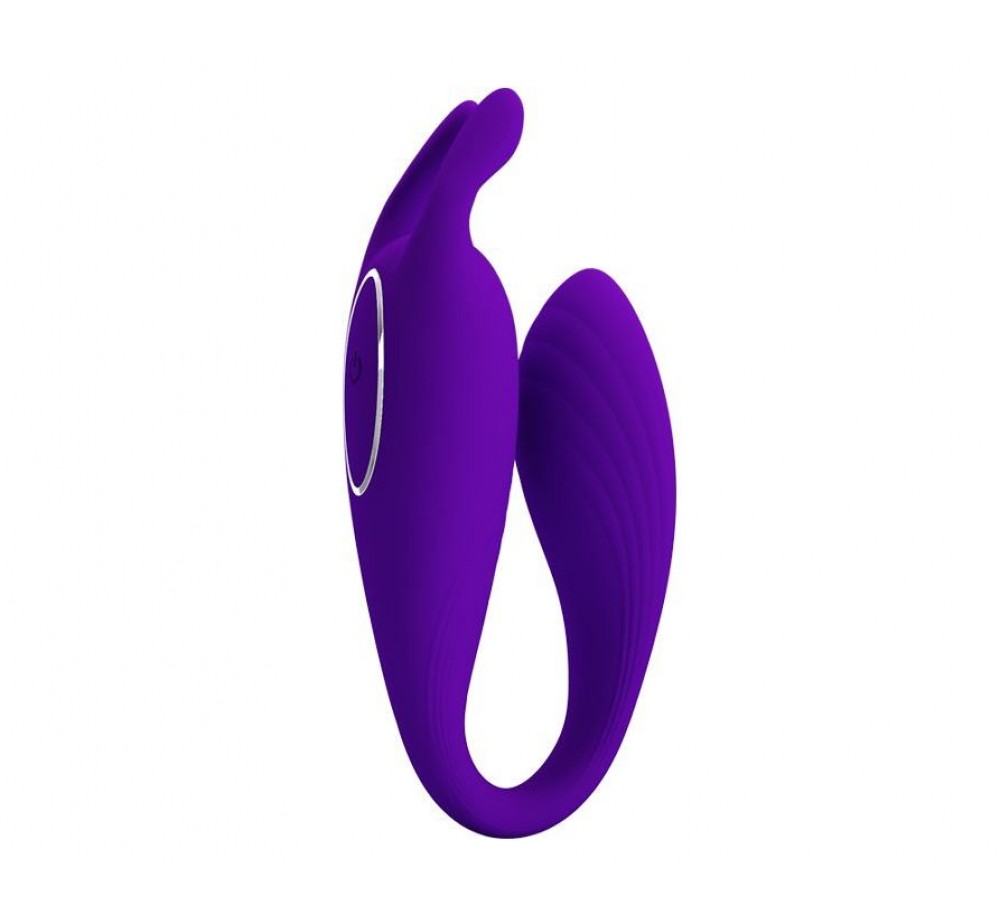 Вибратор для пар Baile BI-014700W, фиолетовый, 11.8 см Вибратор для пар Baile BI-014700W, фиолетовый, 11.8 см