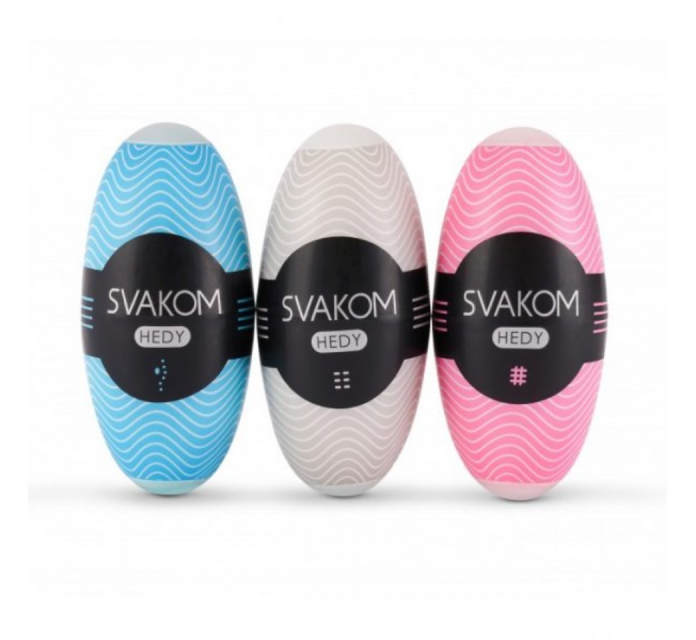 КОМПАКТНЫЙ МАСТУРБАТОР SVAKOM - HEDY 9,4 СМ, АРТ SSMC-02T