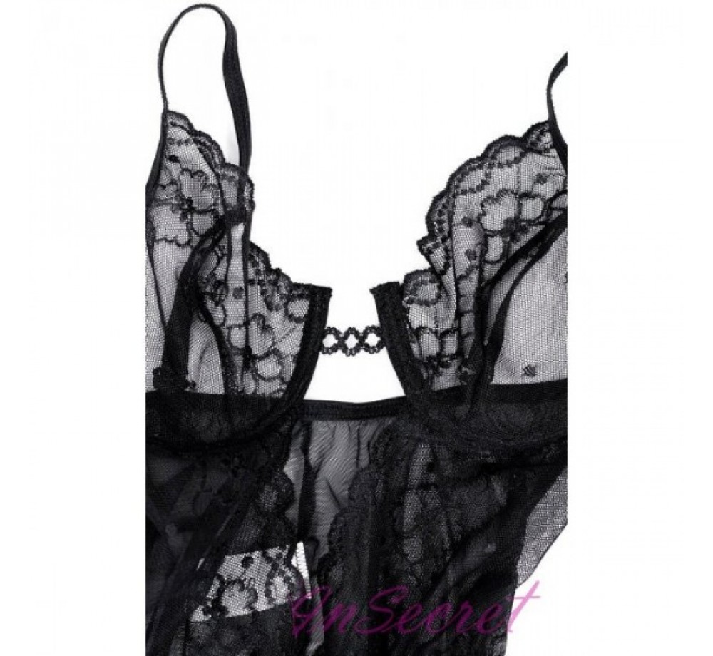 Сексуальный боди с кружевными вставками Nicca Сексуальный боди с кружевными вставками Nicca