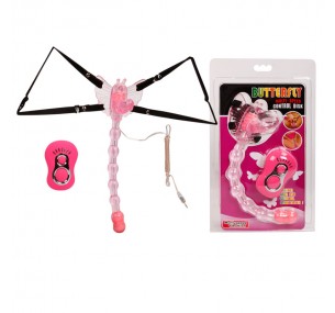 Вибробабочка Baile с анальной стимуляцией на ремешках, Арт. BI-035011 Вибробабочка Baile с анальной стимуляцией на ремешках, Арт. BI-035011