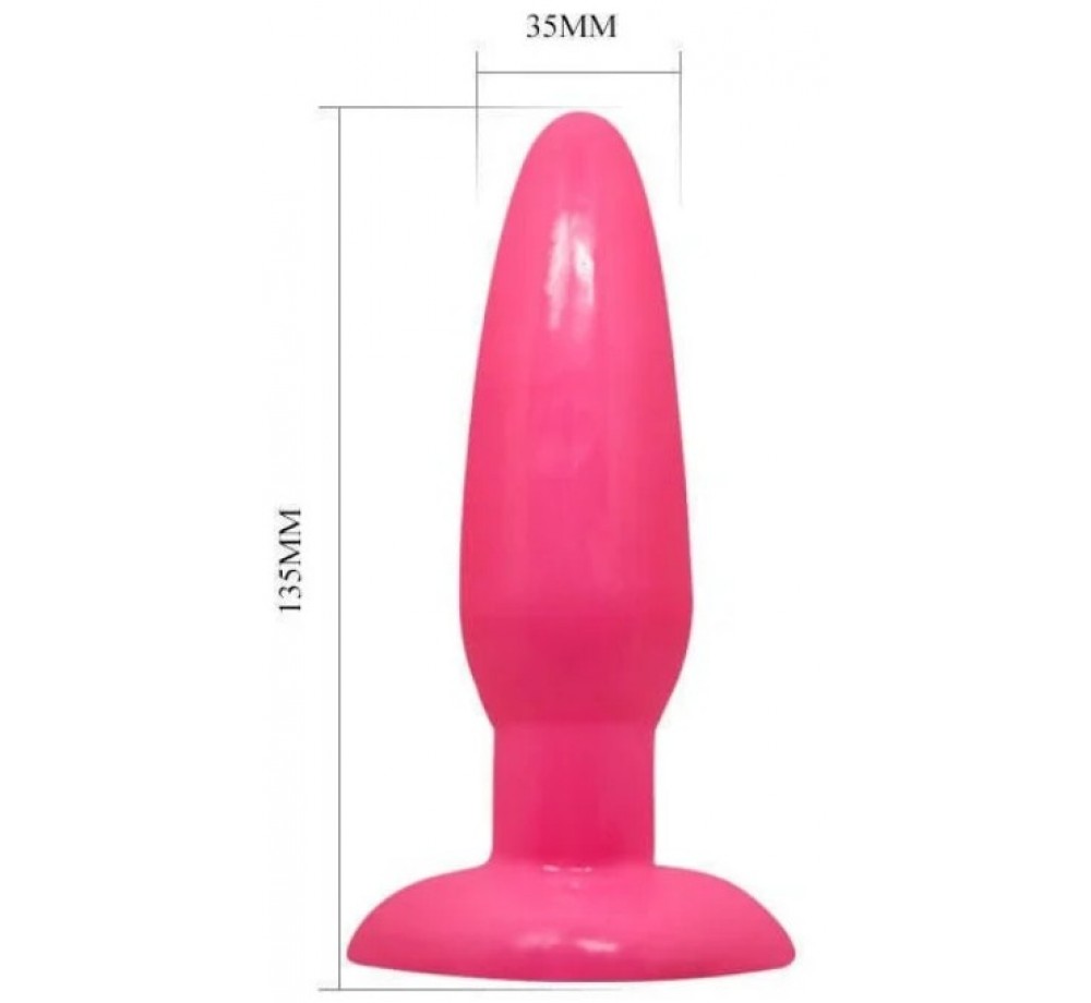 Анальная пробка с присоской 13.5 см Анальная пробка с присоской 13.5 см