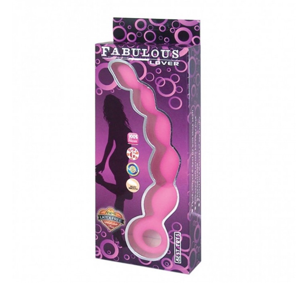 Анальная цепочка Fabulous Lover, сиреневая Анальная цепочка Fabulous Lover, сиреневая