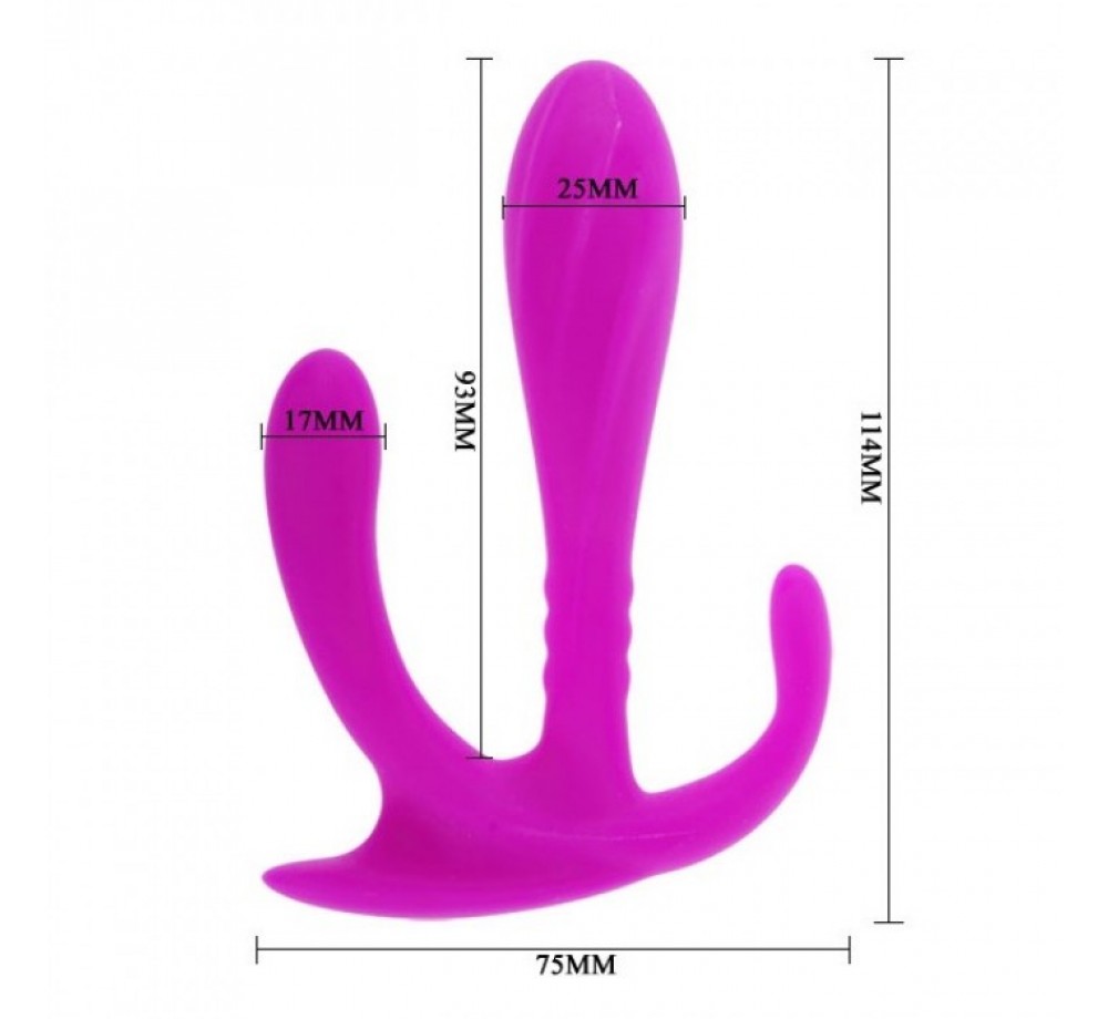 Вагинально-анальная втулка для ношения Pretty Love Edgar Вагинально-анальная втулка для ношения Pretty Love Edgar