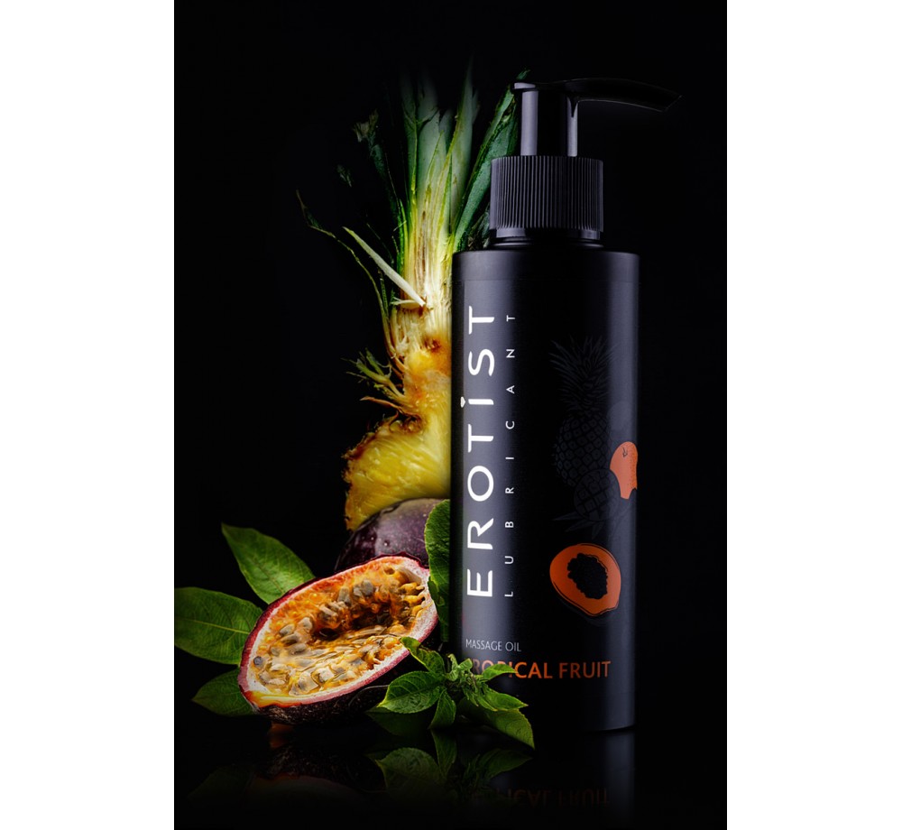 МАССАЖНОЕ МАСЛО EROTIST TROPICAL FRUIT, СЪЕДОБНОЕ, ТРОПИЧЕСКИЕ ФРУКТЫ, 150 МЛ МАССАЖНОЕ МАСЛО EROTIST TROPICAL FRUIT, СЪЕДОБНОЕ, ТРОПИЧЕСКИЕ ФРУКТЫ, 150 МЛ