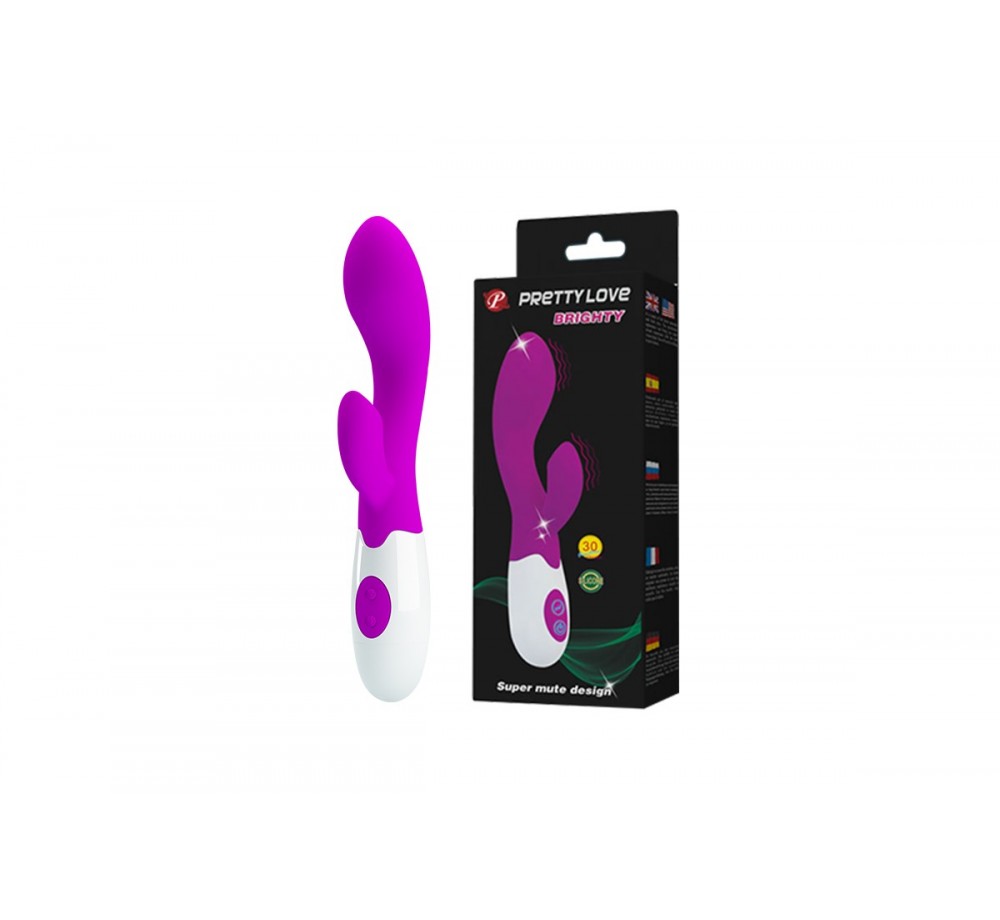 Вагинально-клиторальный вибромассажер Brighty, BI-014174 Вагинально-клиторальный вибромассажер Brighty, BI-014174