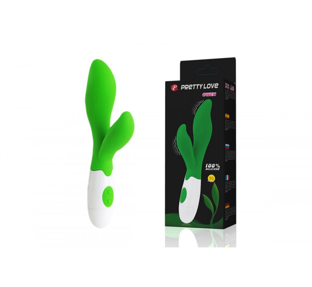 Вибратор с клиторальным стимулятором Owen Вибратор с клиторальным стимулятором Owen