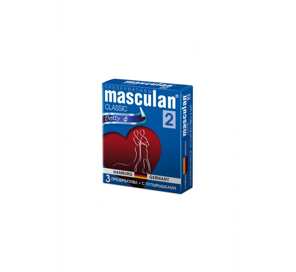 ПРЕЗЕРВАТИВЫ Masculan Classic 2 3 ШТ С ПУПЫРЫШКАМИ 5441