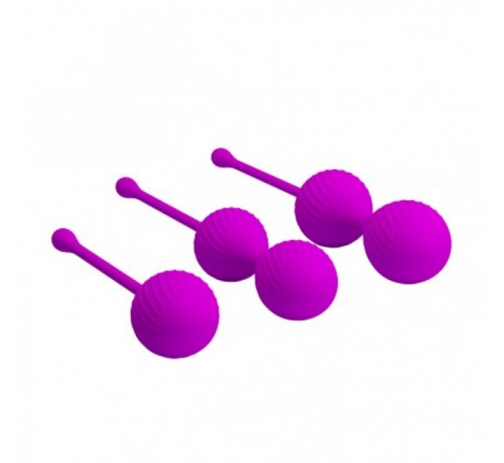 Набор вагинальных шариков со смещенным центром тяжести, арт BI-014505 Набор вагинальных шариков со смещенным центром тяжести, арт BI-014505