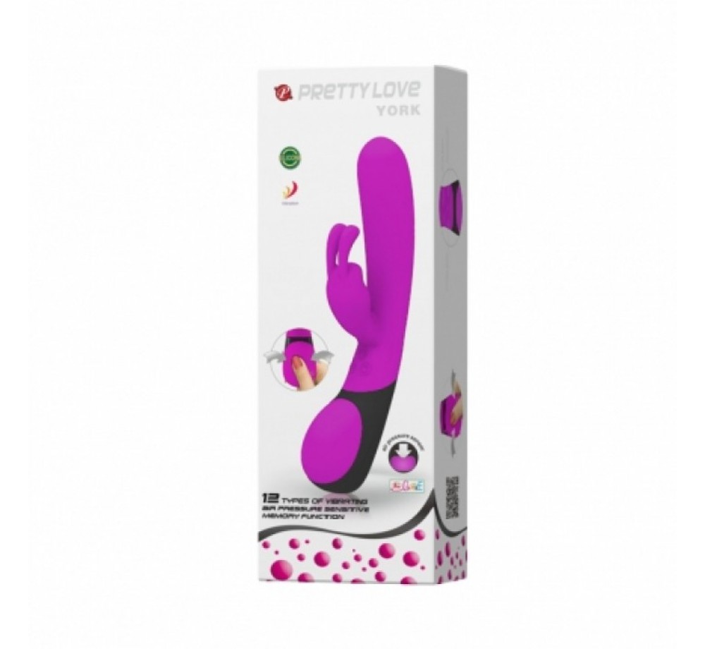 ЖЕНСКИЙ ВИБРАТОР КЛИТОРА И ТОЧКИ G PRETTY LOVE YORK (3,5 Х 10,5 СМ.) ЖЕНСКИЙ ВИБРАТОР КЛИТОРА И ТОЧКИ G PRETTY LOVE YORK (3,5 Х 10,5 СМ.)