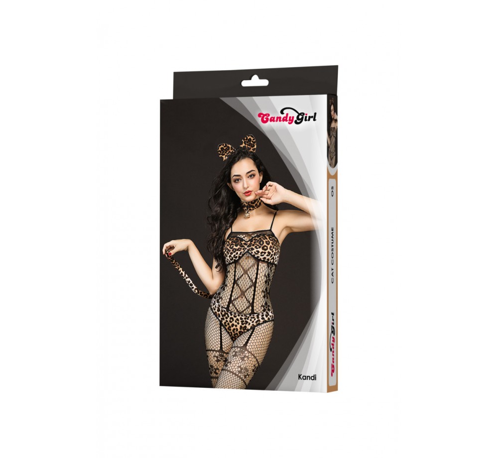 КОСТЮМ КОШКИ CANDY GIRL KANDI (КОСТЮМ-СЕТКА,ТОП,ТРУСЫ С ХВОСТОМ,ЧОКЕР,ГОЛОВНОЙ УБОР), ЛЕОПАРДОВЫЙ,OS КОСТЮМ КОШКИ CANDY GIRL KANDI (КОСТЮМ-СЕТКА,ТОП,ТРУСЫ С ХВОСТОМ,ЧОКЕР,ГОЛОВНОЙ УБОР), ЛЕОПАРДОВЫЙ,OS