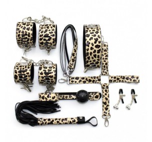 Комплект БДСМ леопардовый Артикул: 7562 Комплект БДСМ леопардовый Артикул: 7562