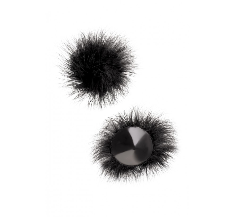 ПЭСТИС EROLANTA LINGERIE COLLECTION КРУГЛЫЕ С ПУХОМ ЧЕРНЫЕ ПЭСТИС EROLANTA LINGERIE COLLECTION КРУГЛЫЕ С ПУХОМ ЧЕРНЫЕ