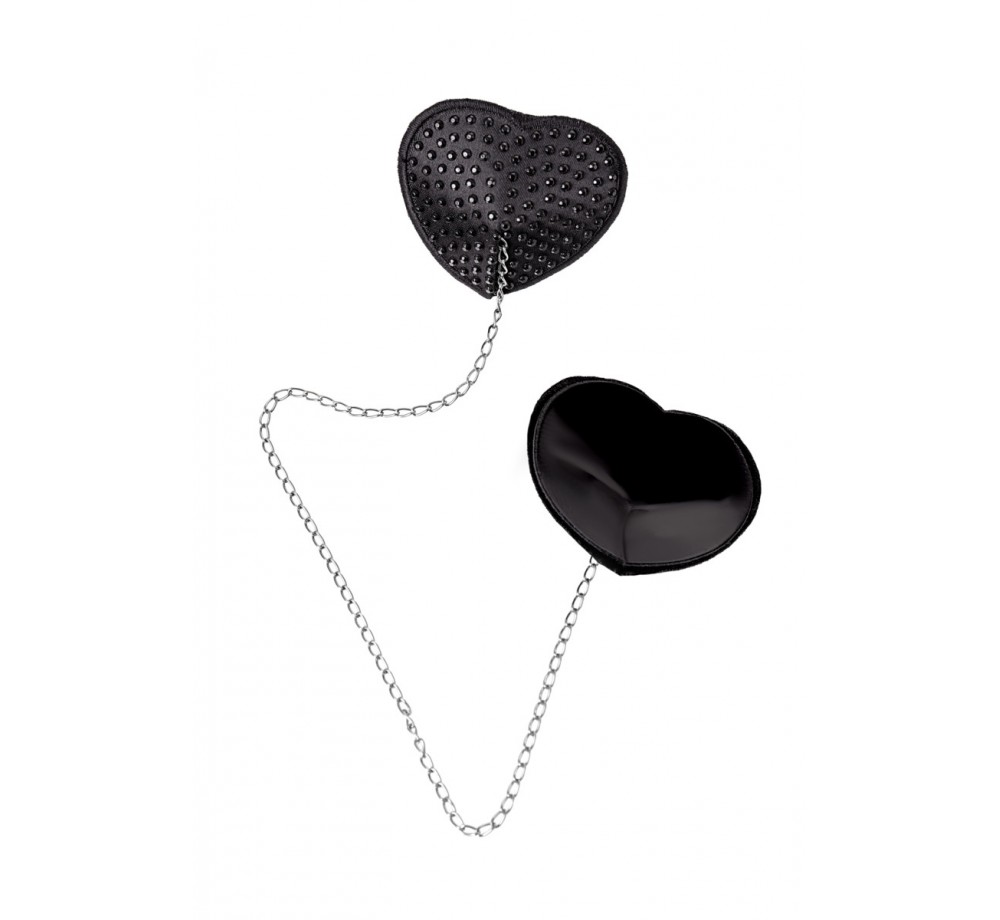 ПЭСТИС EROLANTA LINGERIE COLLECTION В ФОРМЕ СЕРДЕЦ СО СТРАЗАМИ И ЦЕПОЧКОЙ ЧЕРНЫЕ ПЭСТИС EROLANTA LINGERIE COLLECTION В ФОРМЕ СЕРДЕЦ СО СТРАЗАМИ И ЦЕПОЧКОЙ ЧЕРНЫЕ