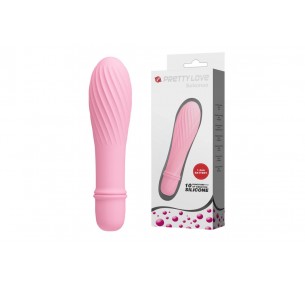 Классический мини вибратор с ребристой поверхностью Solomon , цвет в ассортименте Классический мини вибратор с ребристой поверхностью Solomon , цвет в ассортименте