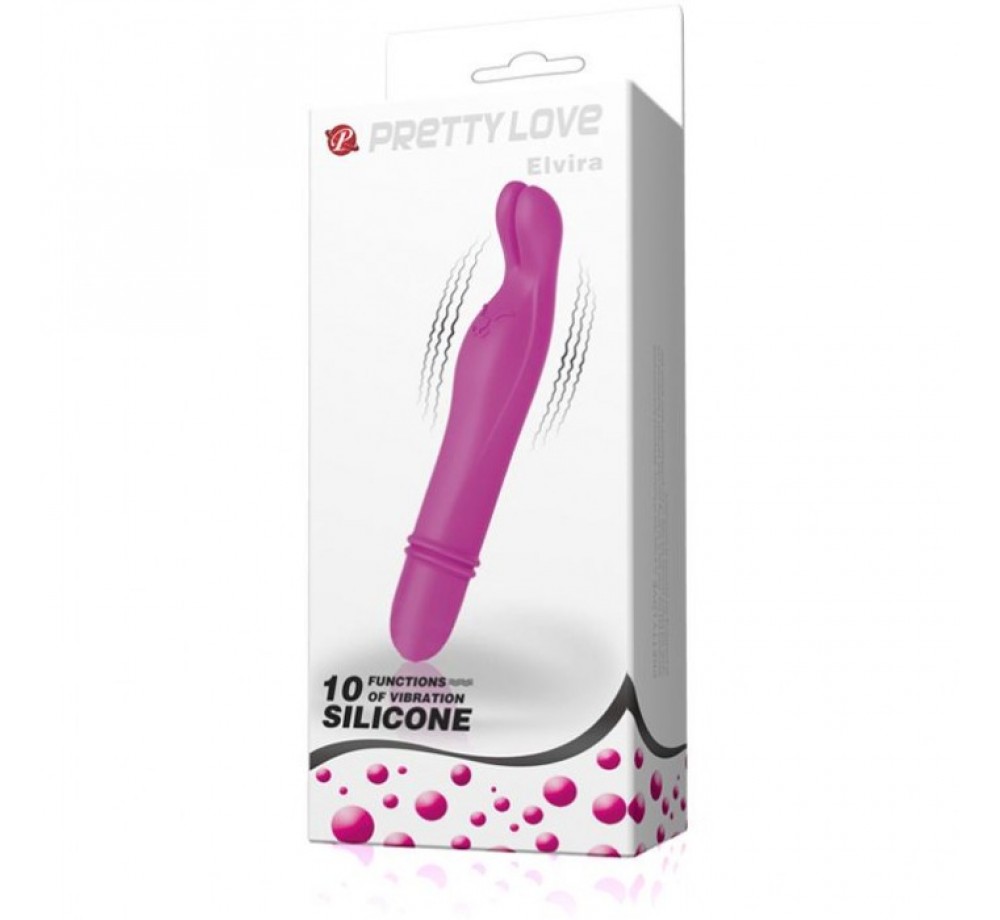 ЖЕНСКИЙ ВИБРОМАССАЖЕР С УШКАМИ НА КОНЦЕ ИЗ СЕРИИ PRETTY LOVE ОТ BAILE, ЦВЕТ ФИОЛЕТОВЫЙ ЖЕНСКИЙ ВИБРОМАССАЖЕР С УШКАМИ НА КОНЦЕ ИЗ СЕРИИ PRETTY LOVE ОТ BAILE, ЦВЕТ ФИОЛЕТОВЫЙ