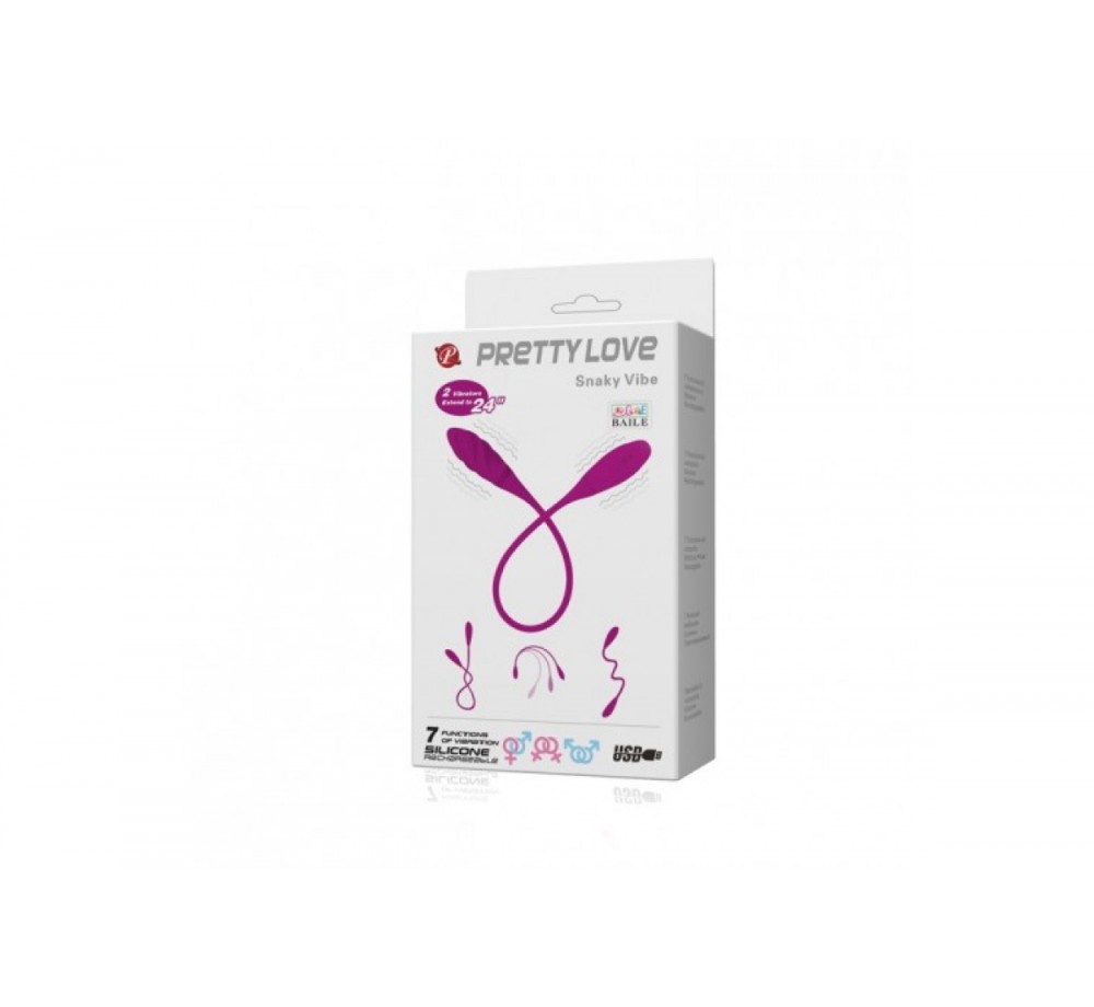 Двойной вибростимулятор Pretty Love Snaky Vibe Двойной вибростимулятор Pretty Love Snaky Vibe