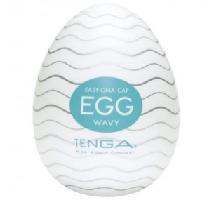 Мастурбатор яйцо Tenga Egg Wavy, АРТ EGG-001 