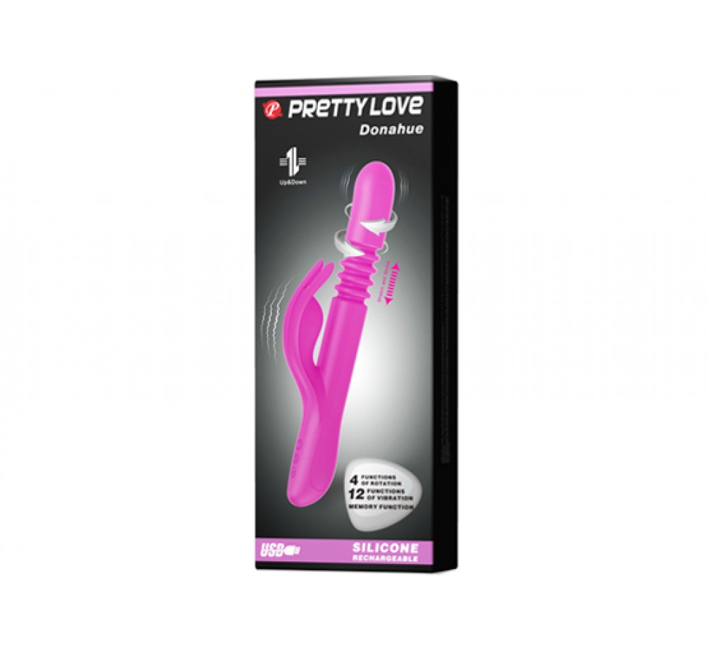 Вибратор-Кролик Pretty Love Donahue Вибратор-Кролик Pretty Love Donahue
