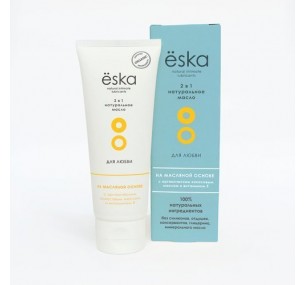 Натуральный лубрикант и массажное масло Ёska 2 в 1 на масляной основе (75 мл), АРТ 00755  Натуральный лубрикант и массажное масло Ёska 2 в 1 на масляной основе (75 мл), АРТ 00755