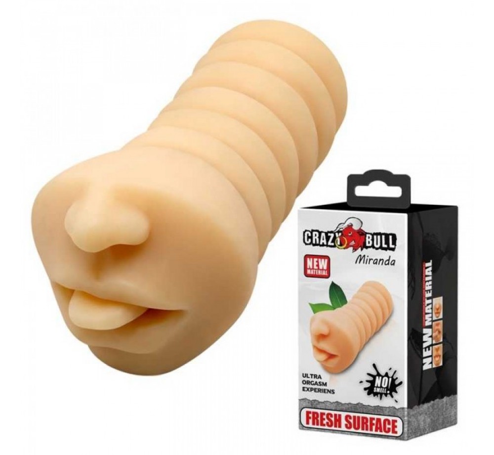 МАСТУРБАТОР-РОТИК MIRANDA, ТЕЛЕСНЫЙ, АРТ BM-009216U