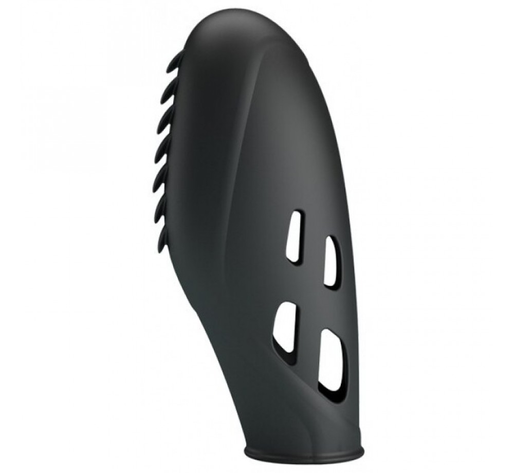 Насадка на палец с вибрацией Baile Pretty Love "GILO"- Черная BI-014751 Насадка на палец с вибрацией Baile Pretty Love "GILO"- Черная BI-014751