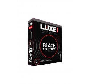ПРЕЗЕРВАТИВЫ LUXE, ROYAL BLACK COLLECTION, ЛАТЕКС, ГЛАДКИЕ, 18 СМ, 5,2 СМ, 3 ШТ. ПРЕЗЕРВАТИВЫ LUXE, ROYAL BLACK COLLECTION, ЛАТЕКС, ГЛАДКИЕ, 18 СМ, 5,2 СМ, 3 ШТ.
