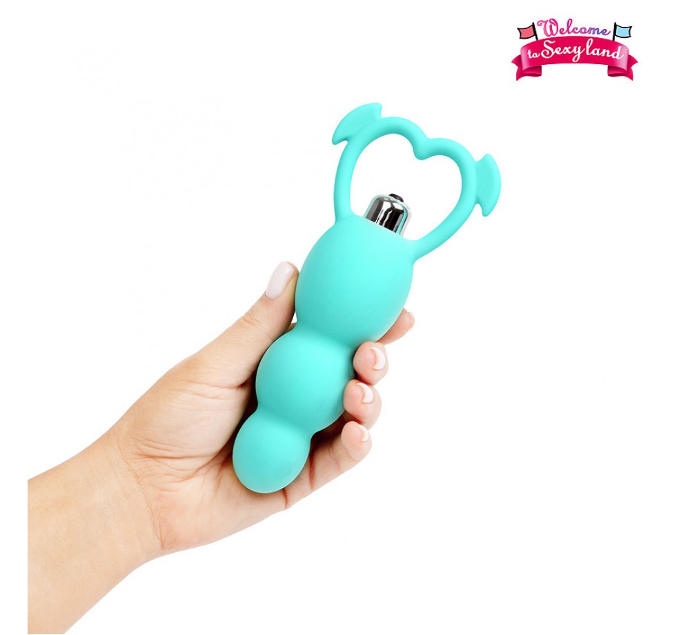 ВИБРОМАССАЖЁР 7 режимов вибрации, L 120 мм D 30x40x45 мм, цвет изумруд арт. WSL-15002 ВИБРОМАССАЖЁР 7 режимов вибрации, L 120 мм D 30x40x45 мм, цвет изумруд арт. WSL-15002