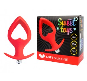 ВТУЛКА АНАЛЬНАЯ С ВИБРАЦИЕЙ L 140 мм D 79 мм, цвет красный арт. ST-40175-3 ВТУЛКА АНАЛЬНАЯ С ВИБРАЦИЕЙ L 140 мм D 79 мм, цвет красный арт. ST-40175-3