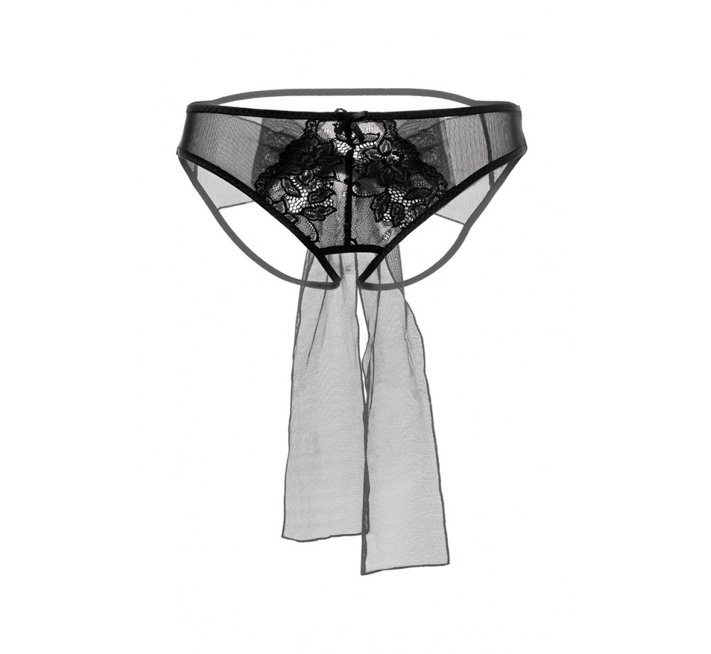 ТРУСИКИ ЭРОТИЧЕСКИЕ С БАНТОМ EROLANTA MIA, ЧЕРНЫЙ (46-48) ТРУСИКИ ЭРОТИЧЕСКИЕ С БАНТОМ EROLANTA MIA, ЧЕРНЫЙ (46-48)