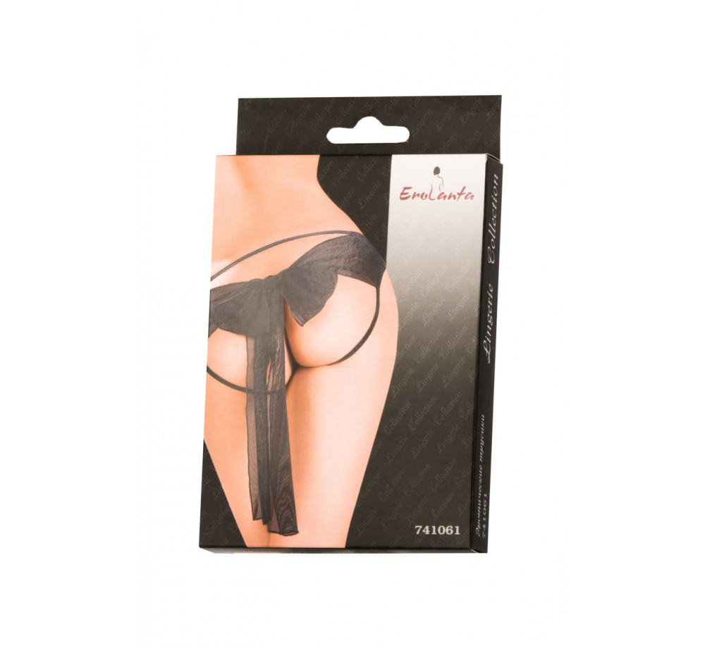 ТРУСИКИ ЭРОТИЧЕСКИЕ С БАНТОМ EROLANTA MIA, ЧЕРНЫЙ (46-48) ТРУСИКИ ЭРОТИЧЕСКИЕ С БАНТОМ EROLANTA MIA, ЧЕРНЫЙ (46-48)