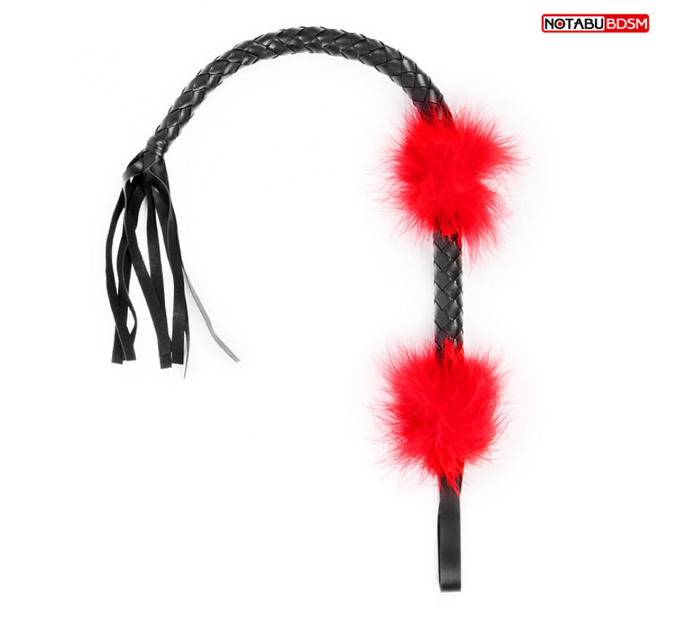 ПЛЁТКА L ручки 190 мм, L хвоста 470 мм, цвет чёрный/красный ПЛЁТКА L ручки 190 мм, L хвоста 470 мм, цвет чёрный/красный