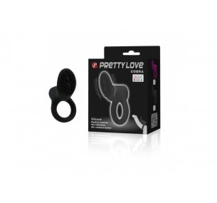 Виброкольцо с клиторальным стимулятором Pretty Love Cobra Виброкольцо с клиторальным стимулятором Pretty Love Cobra