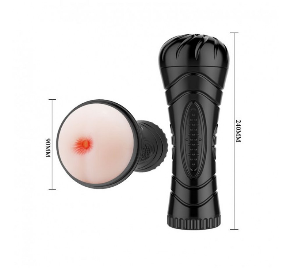 Мастурбатор-попка в колбе с 7 режимами вибрации Pink Butt Мастурбатор-попка в колбе с 7 режимами вибрации Pink Butt