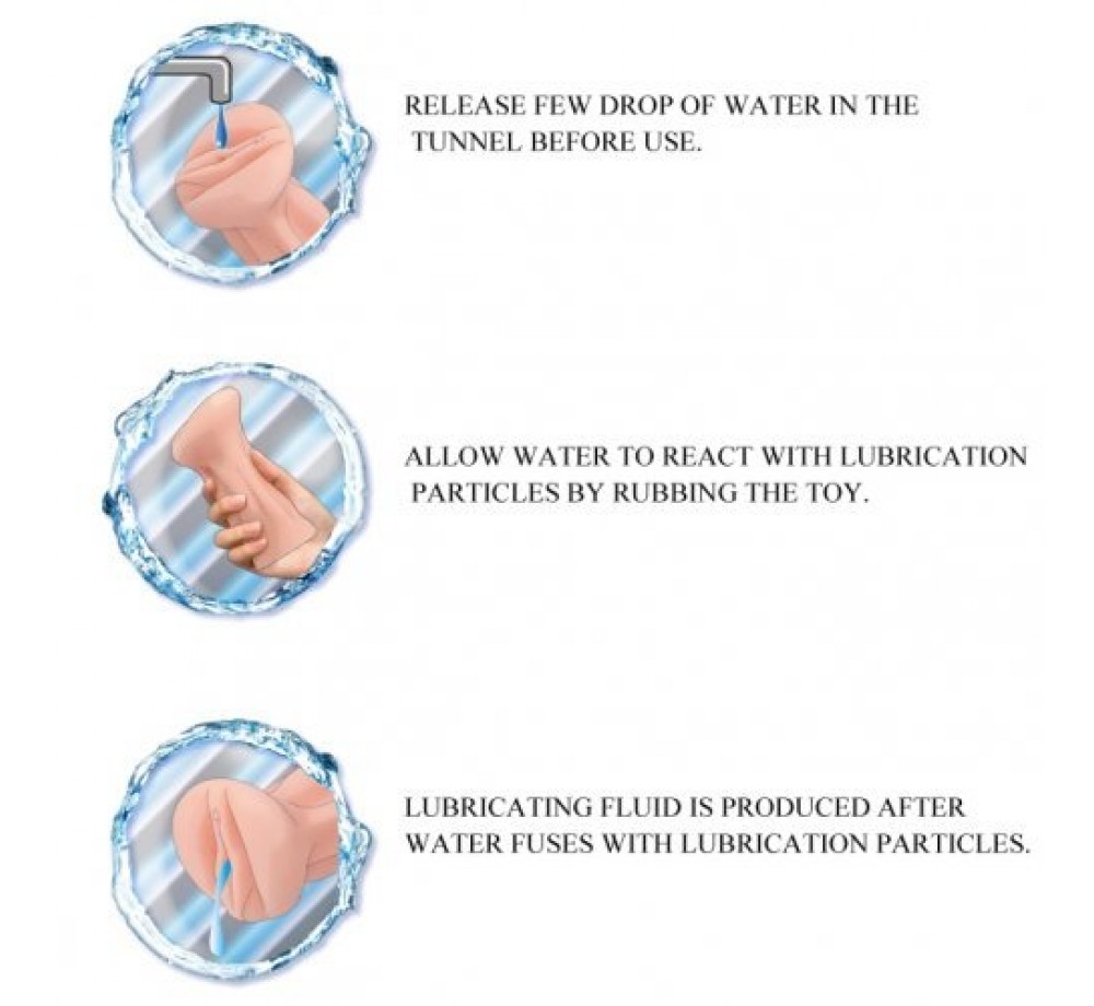 Мастурбатор нежный с эффектом выделения смазки Мастурбатор нежный с эффектом выделения смазки