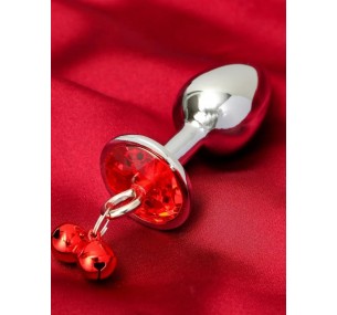 Анальная пробка с колокольчиками, D - 28 мм. Анальная пробка с колокольчиками, D - 28 мм.