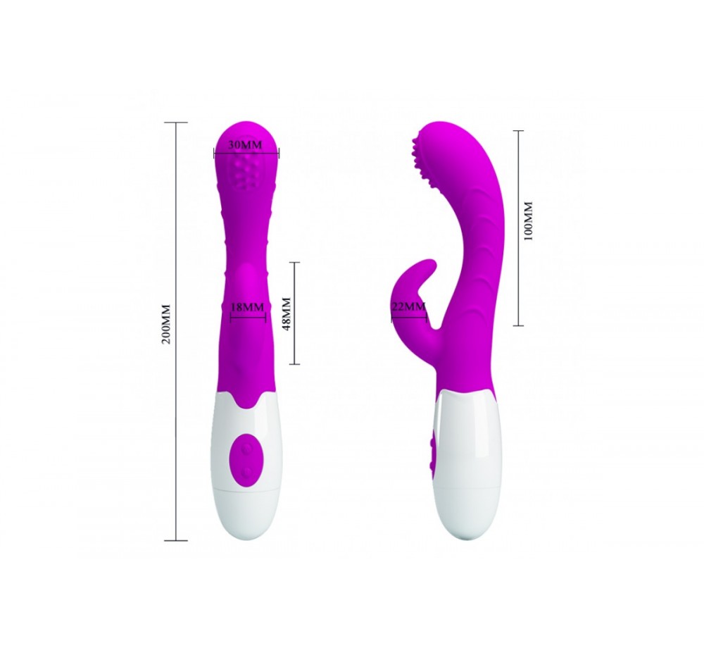 Вибратор с клиторальным стимулятором Bruno Вибратор с клиторальным стимулятором Bruno