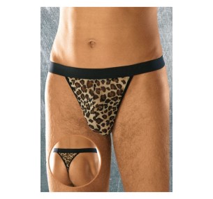  Стринги мужские SoftLine Collection, леопардовый, S/L, 445750  