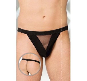 Стринги мужские с треугольной вставкой SoftLine Collection, черный, S/L, 442610 Стринги мужские с треугольной вставкой SoftLine Collection, черный, S/L, 442610