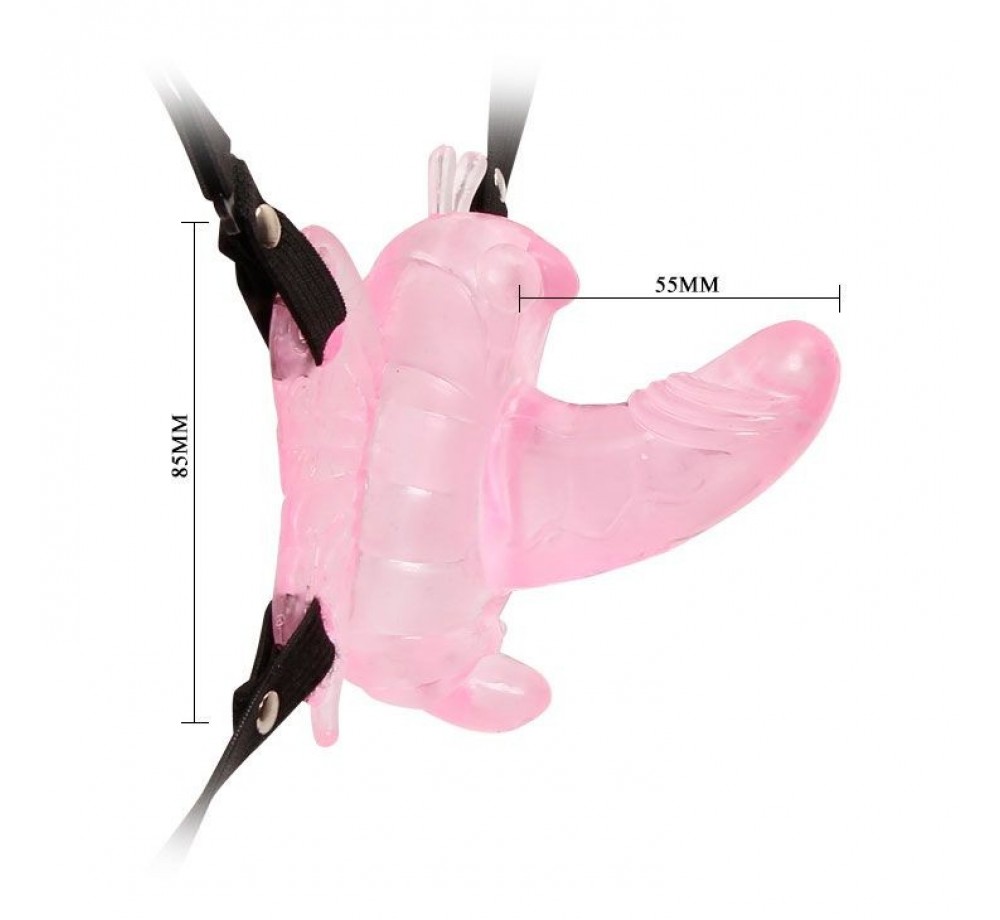 Вибробабочка Baile с анальной стимуляцией на ремешках, Арт. BI-035011 Вибробабочка Baile с анальной стимуляцией на ремешках, Арт. BI-035011