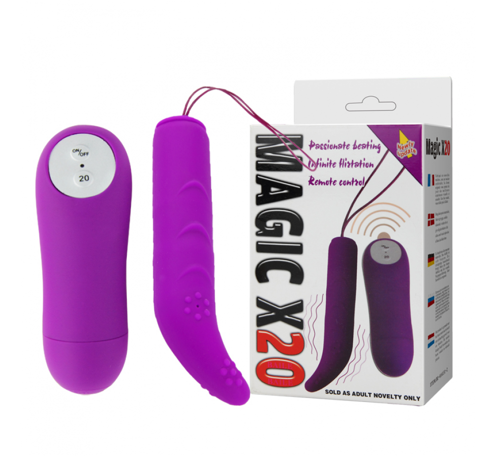 Вибростимулятор на дистанционном управлении для точки G X20, BI-014131-1 Вибростимулятор на дистанционном управлении для точки G X20, BI-014131-1